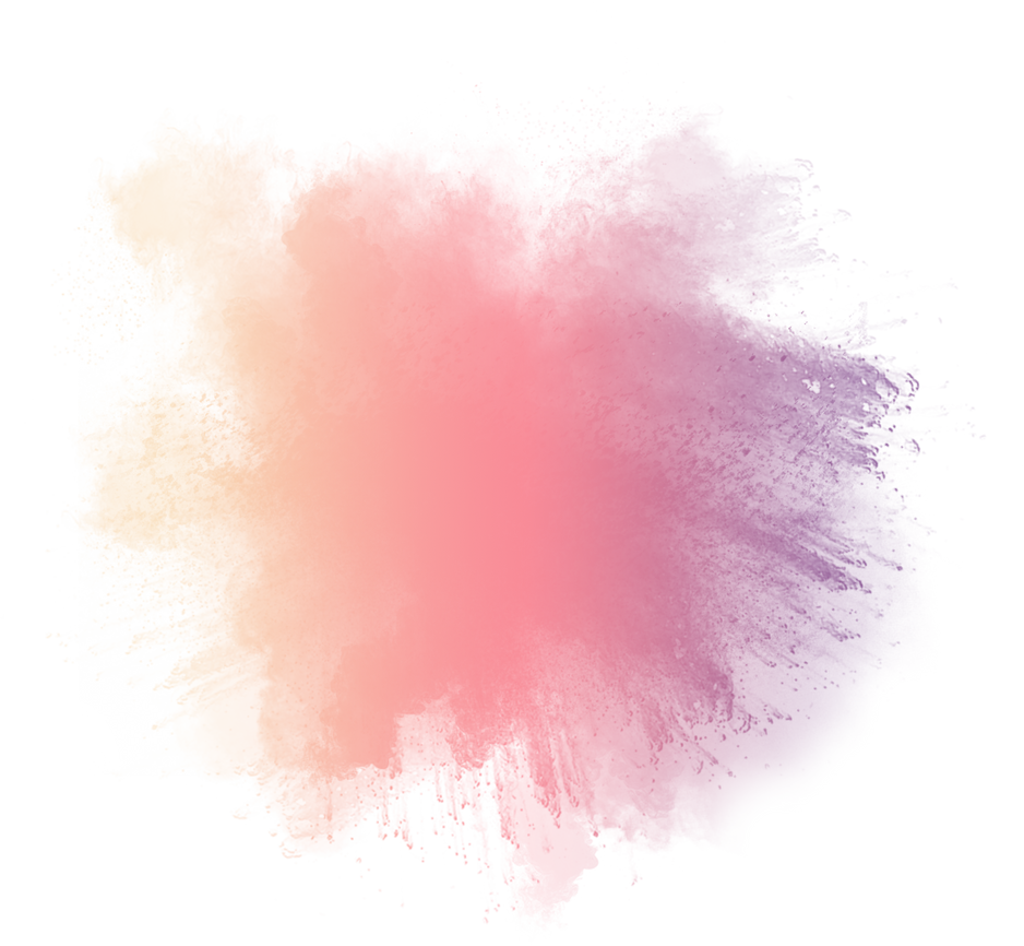 Abstract piece of coloured powder